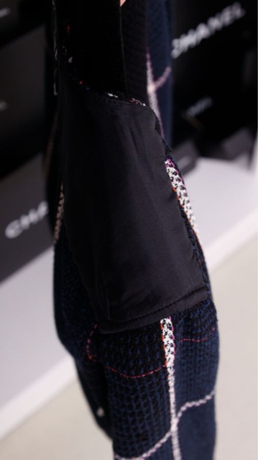 Chanel 07年度假系列秀款深蓝色红白滚边上衣外套-22