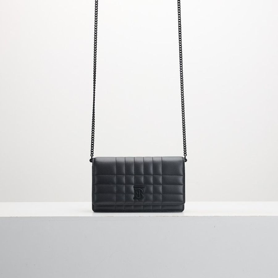 Burberry Lola woc so black斜背包-0