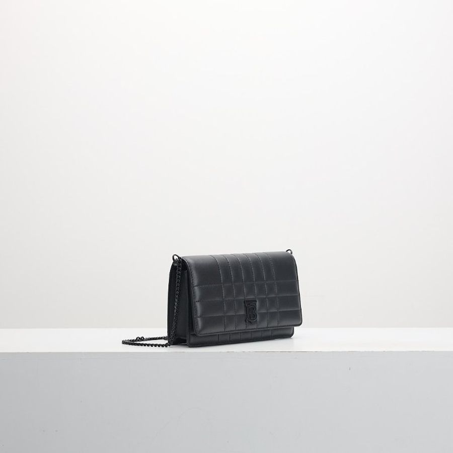 Burberry Lola woc so black斜背包-1