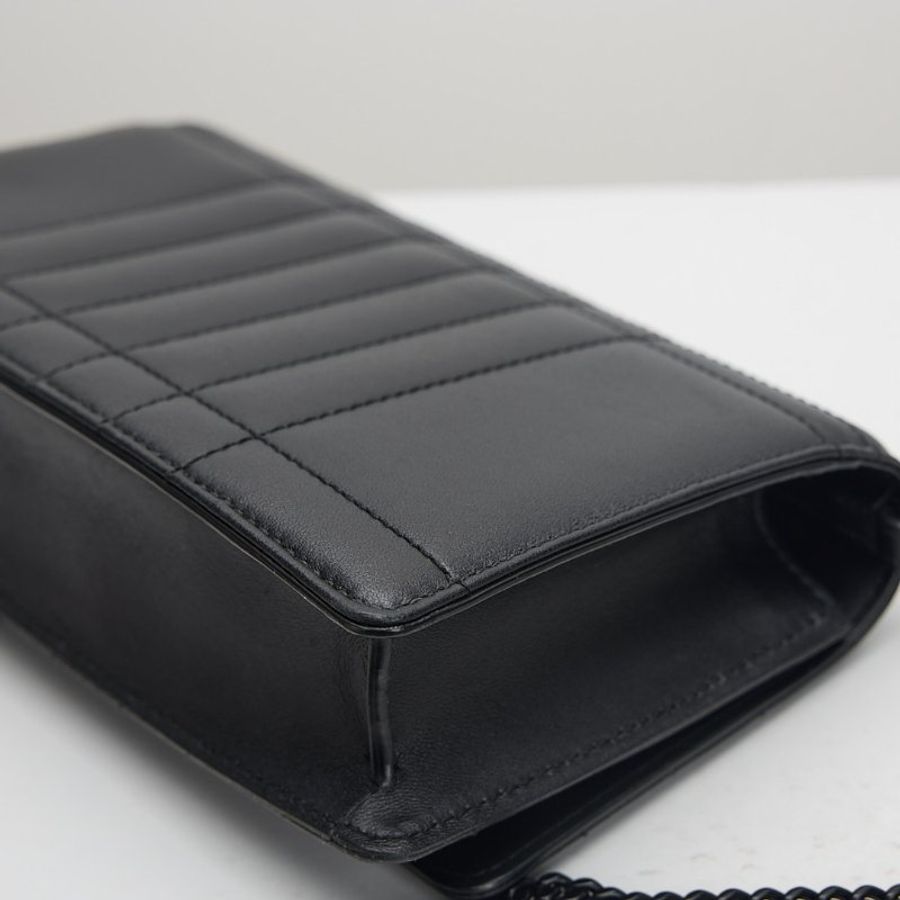Burberry Lola woc so black斜背包-8