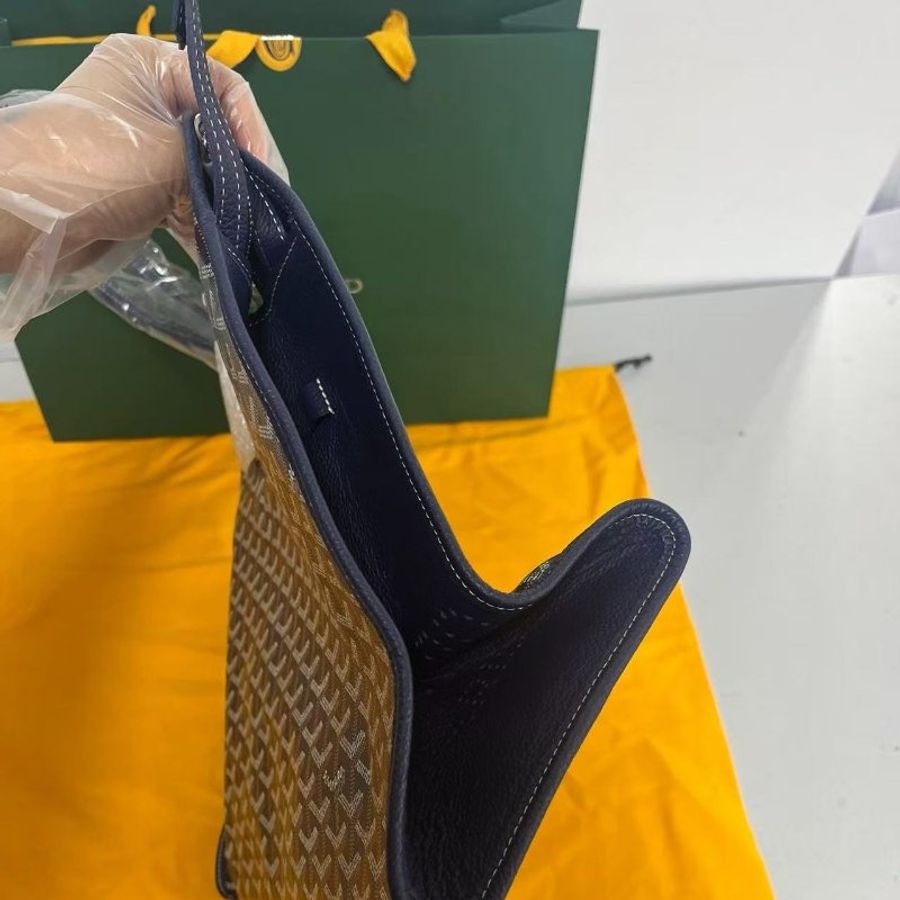 GOYARD hardy Y字滿印子母手提單肩購物袋 40*30*17配件塵袋-3
