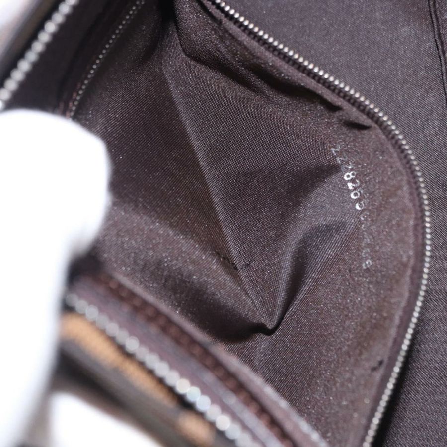 【日本直送】FENDI Zucca帆布Mamma Baguette單肩包 黑色棕色 正品 am12180V-24