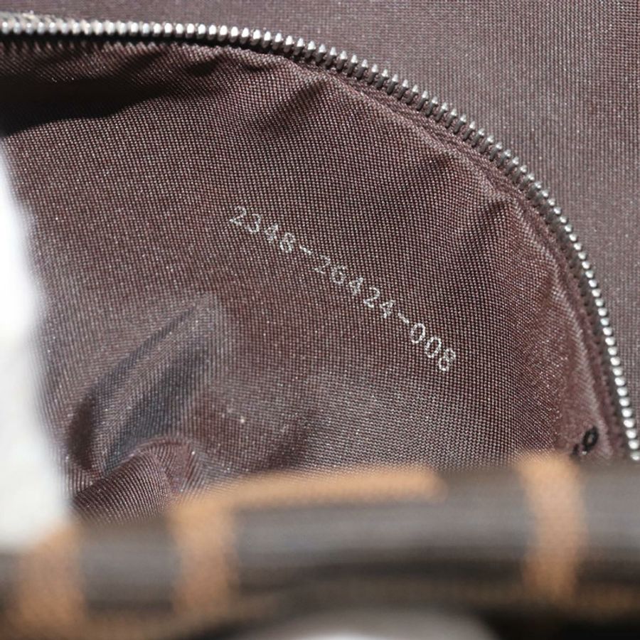 【日本直送】FENDI Zucca帆布Mamma Baguette單肩包 棕色 銀色 正品 yk20678SAM-10