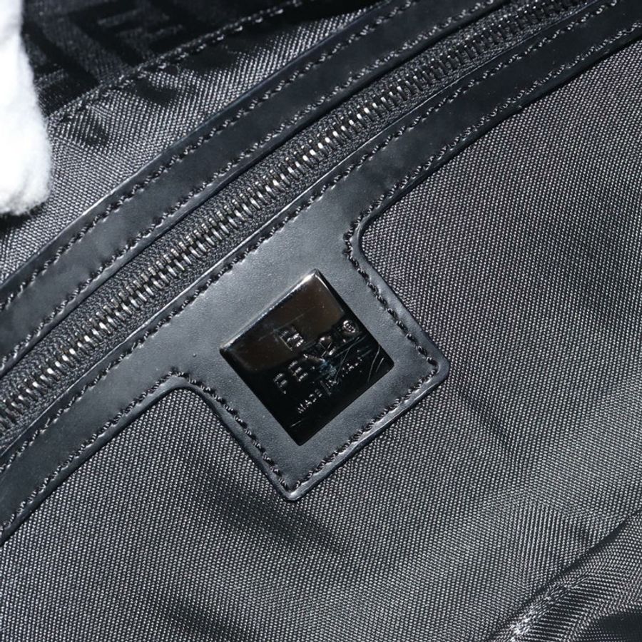 【日本直送】FENDI Zucchino帆布Mamma Baguette單肩包 黑色 8BR000 正品 yk20682SAM-20