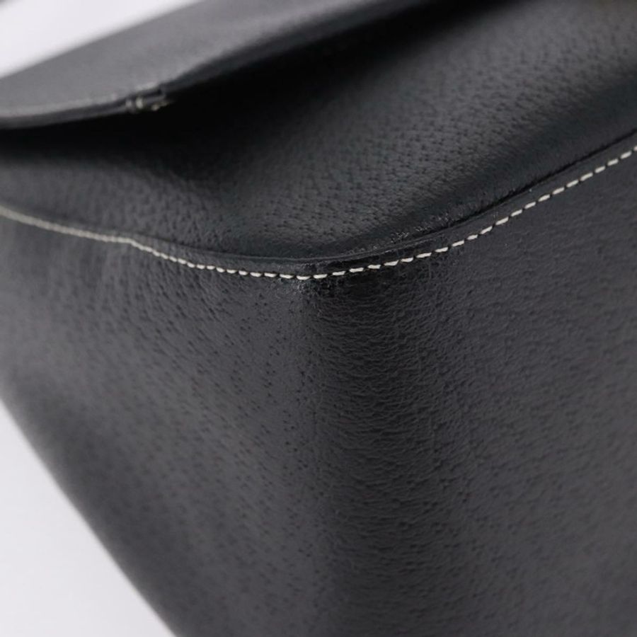 【日本直送】FENDI Mamma Baguette 單肩包，黑色金色皮革，正品 yk20691SAM-8