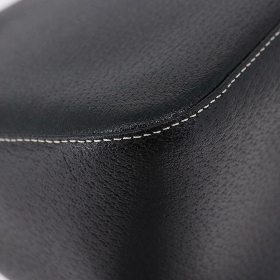 【日本直送】FENDI Mamma Baguette 單肩包，黑色金色皮革，正品 yk20691SAM-14