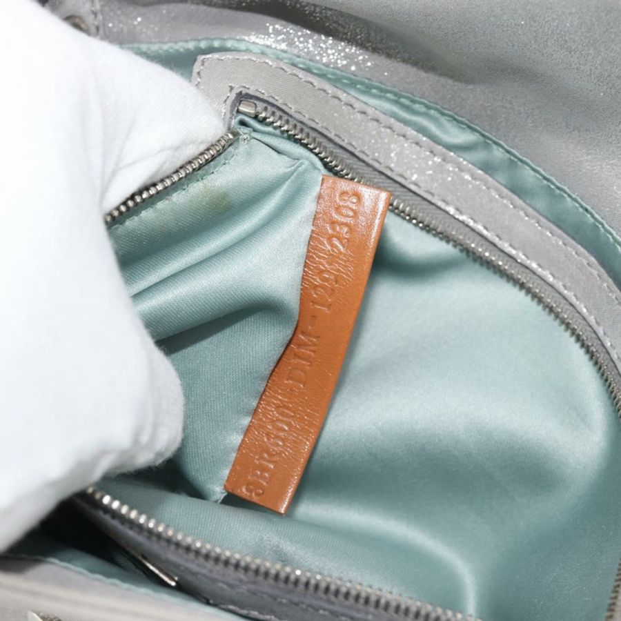 【日本直送】FENDI 鑲鑽媽媽法國棍包 皮革 銀色 8BR600 正品 yk20705SM-10