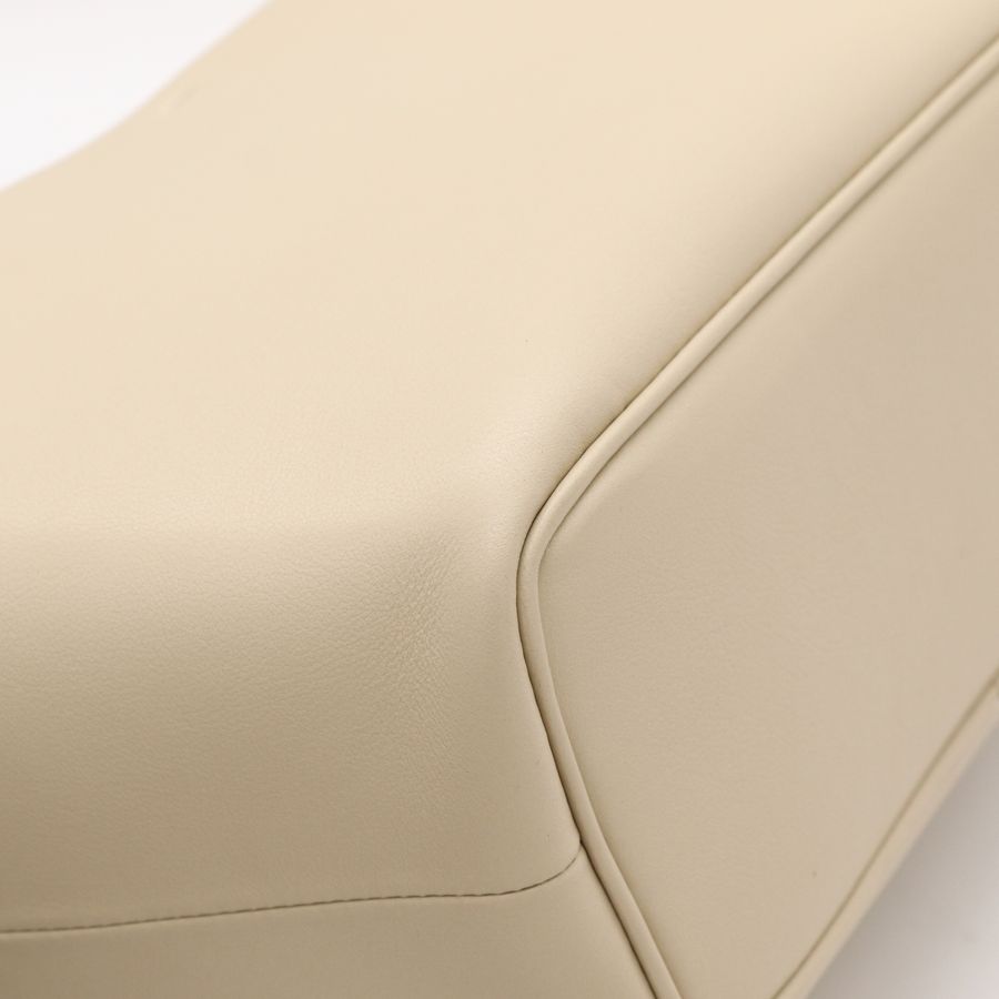 Tod's 經典 T Timeless T-Box 溫柔米色 皮革 金釦 兩用手提包 腋下包 肩背包-7