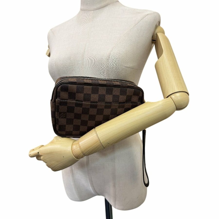 路易威登 N61739 男女通用第二手拿包，棕色-10