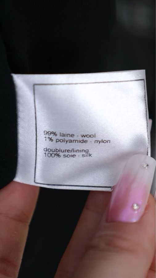 Chanel 09年巴黎迈阿密系列黑色爱心圆领滚边外套-15