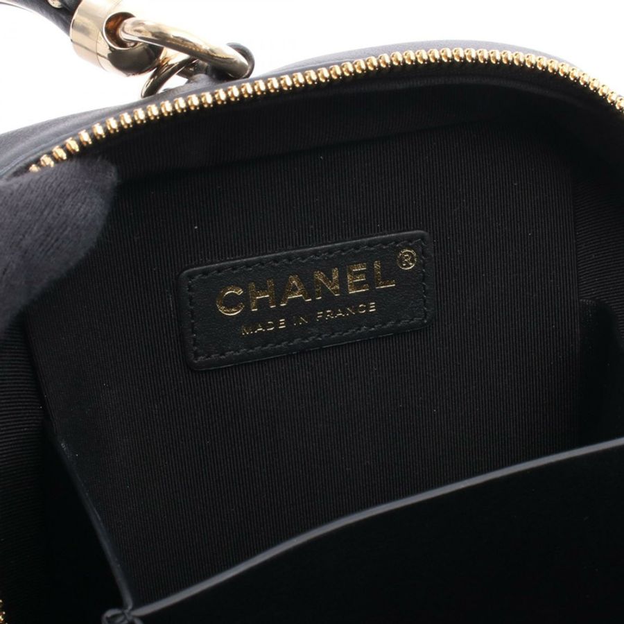 香奈兒 (CHANEL) 絎縫鏈條斜背包 AS1753 黑色皮革 GHW 二手 CC-3