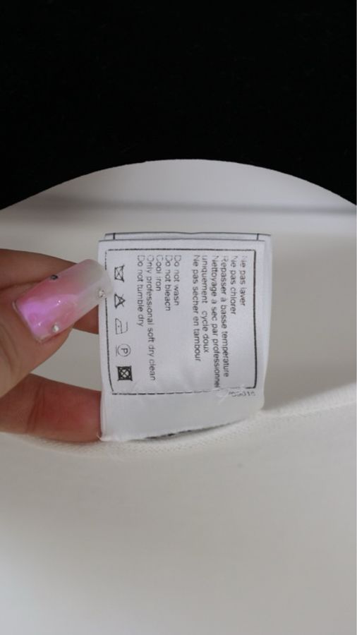 Chanel 04年黑白字母背心上衣-15