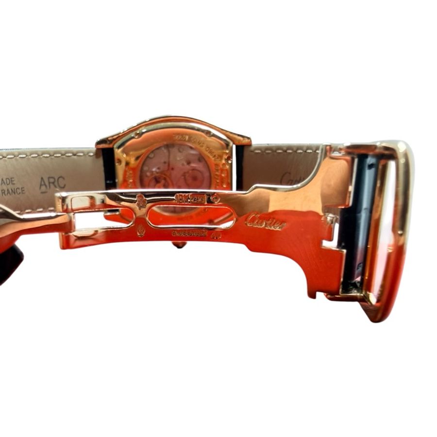【CPCP典藏風格】Cartier 卡地亞 Tortue 大型款 18K黃金 W1531851|罕見 PARIS 面盤 / 正裝男錶-2