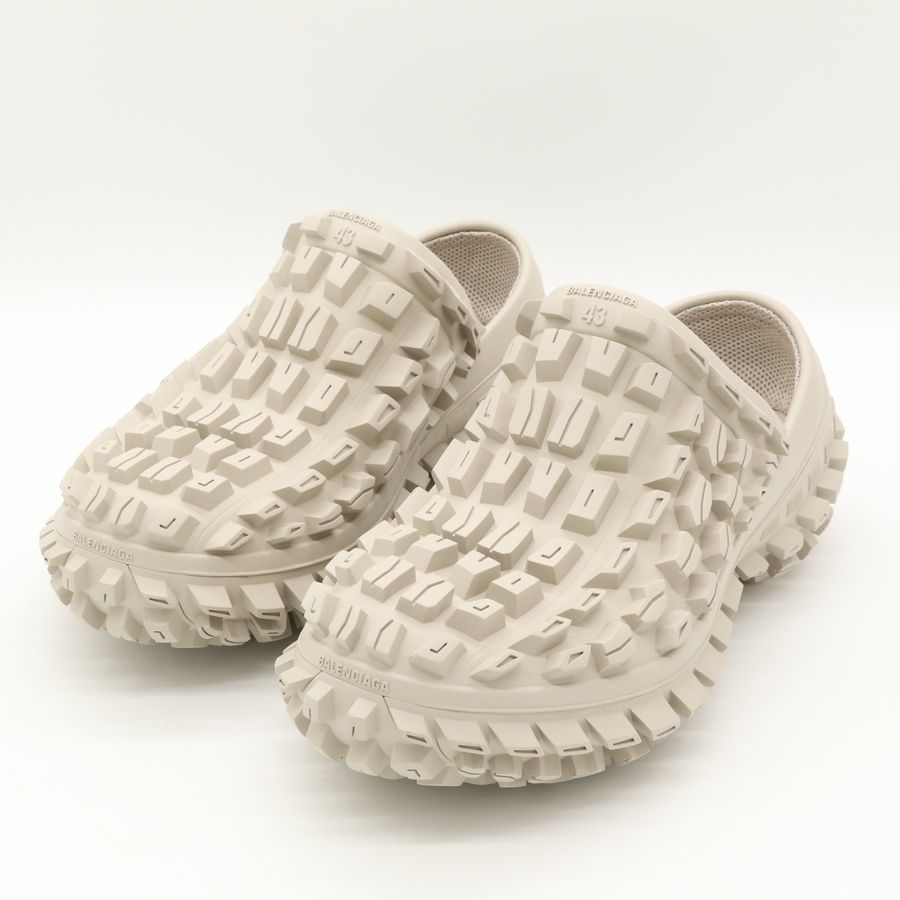 EU43|Balenciaga 巴黎世家 輪胎鞋 米色 Bouncer Clog-1