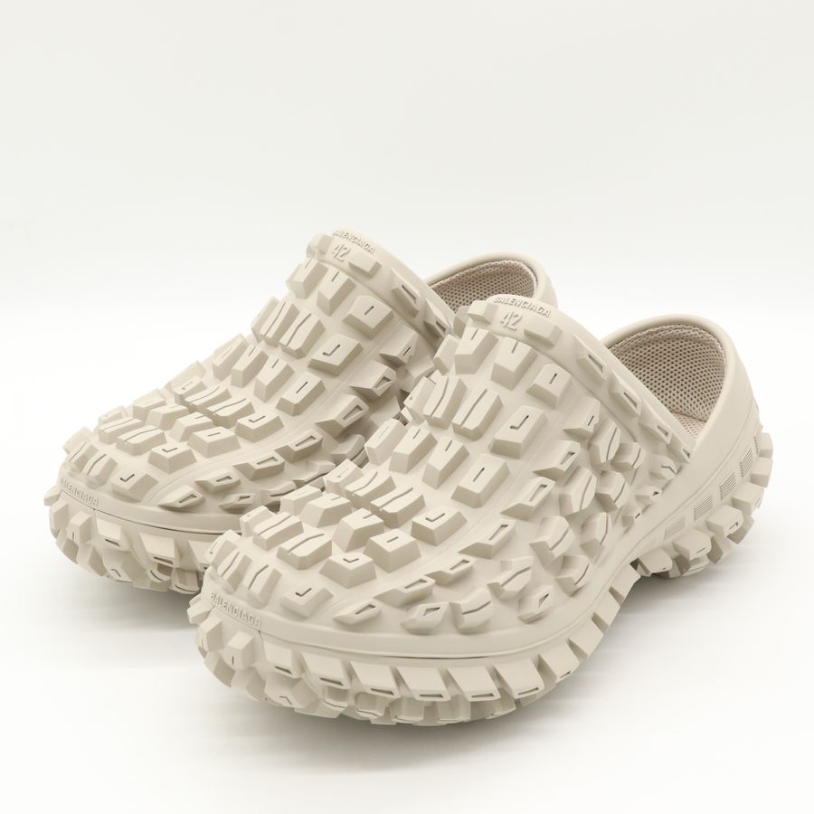 EU42|Balenciaga 巴黎世家 輪胎鞋 米色 Bouncer Clog-1