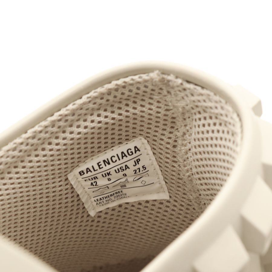 EU42|Balenciaga 巴黎世家 輪胎鞋 米色 Bouncer Clog-13