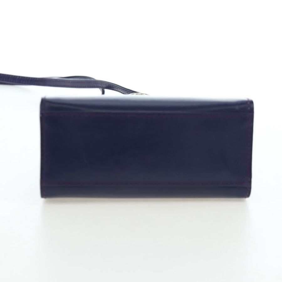 【日本直送】CELINE 手提包 皮革 2way 紫色金色 正品 191842V-4