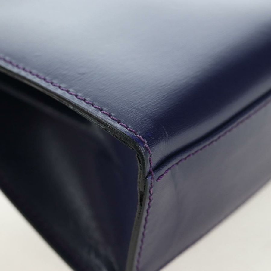 【日本直送】CELINE 手提包 皮革 2way 紫色金色 正品 191842V-17