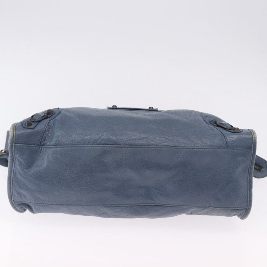 【日本直送】BALENCIAGA 城市手提包 皮革 兩用 藍色 115748 正品 193079V-4