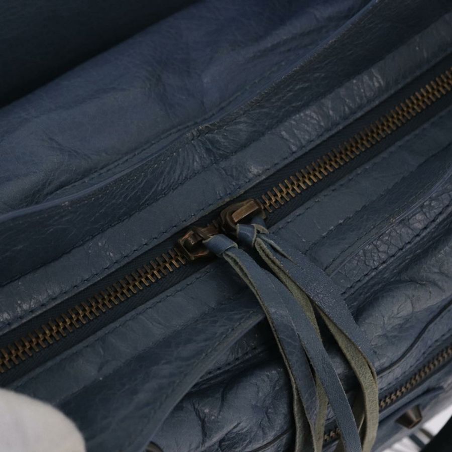 【日本直送】BALENCIAGA 城市手提包 皮革 兩用 藍色 115748 正品 193079V-19