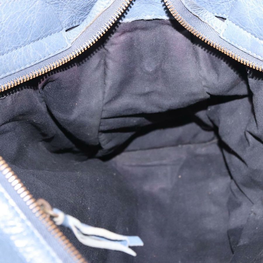 【日本直送】BALENCIAGA 城市手提包 皮革 兩用 藍色 115748 正品 193079V-21