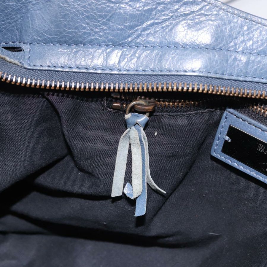 【日本直送】BALENCIAGA 城市手提包 皮革 兩用 藍色 115748 正品 193079V-23