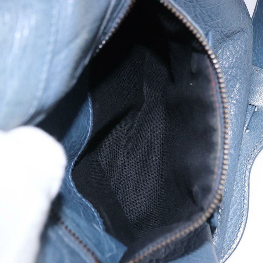 【日本直送】BALENCIAGA 城市手提包 皮革 兩用 藍色 115748 正品 193079V-25