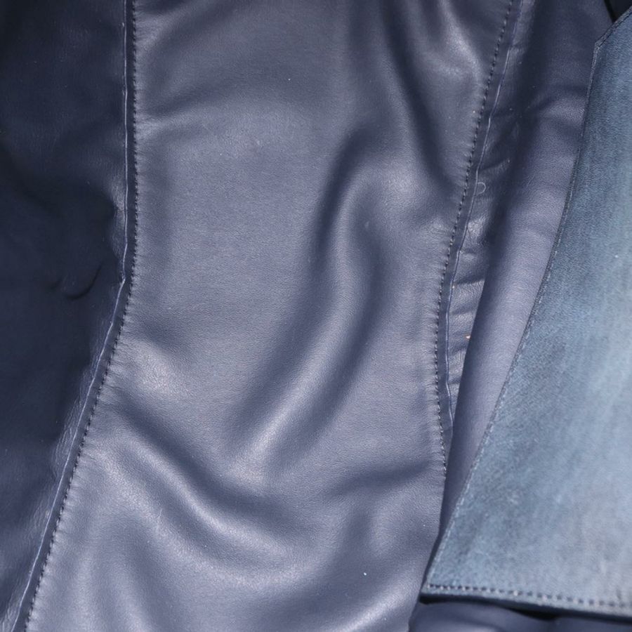 【日本直送】BALENCIAGA Le City 手提包 皮革 海軍藍 銀色 684907 正品 ka5367SAM-10