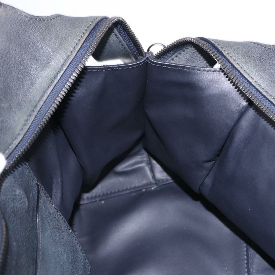【日本直送】BALENCIAGA Le City 手提包 皮革 海軍藍 銀色 684907 正品 ka5367SAM-22