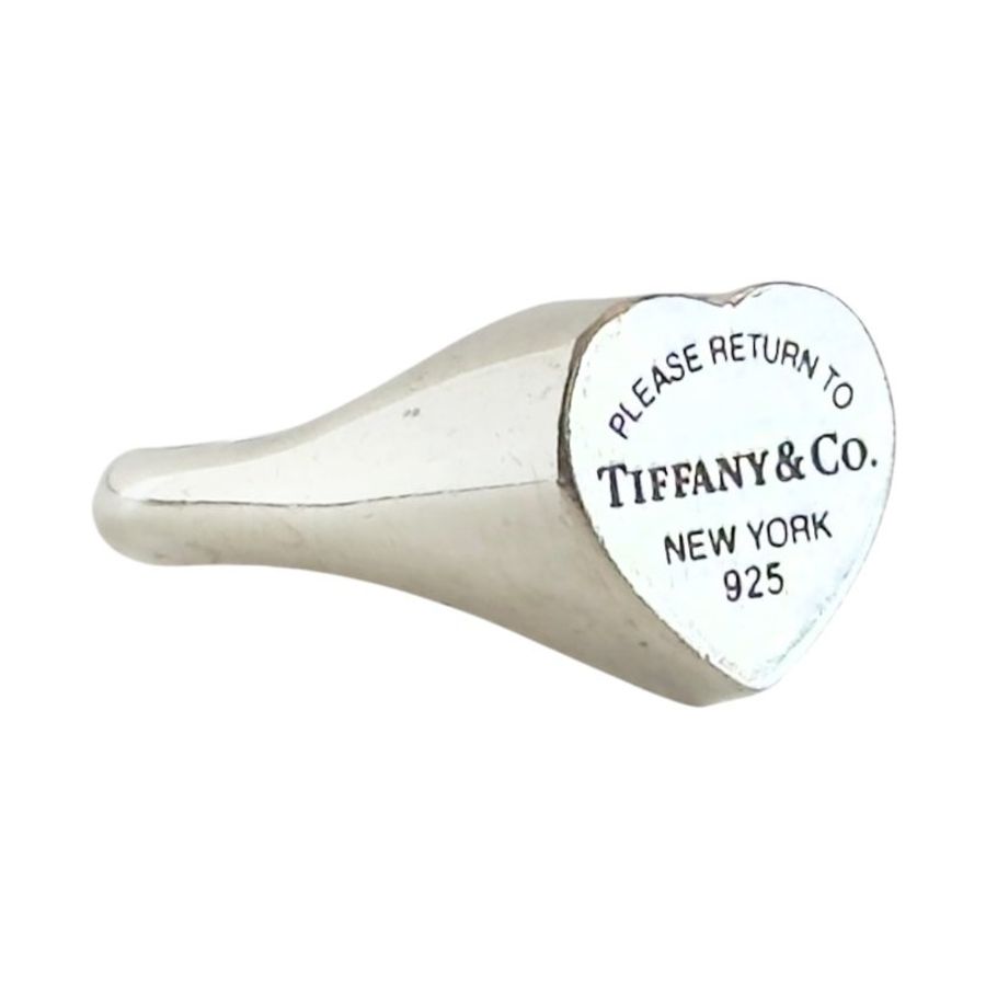 TIFFANY & CO. Return To Tiffany 純銀 愛心💗 戒指-2