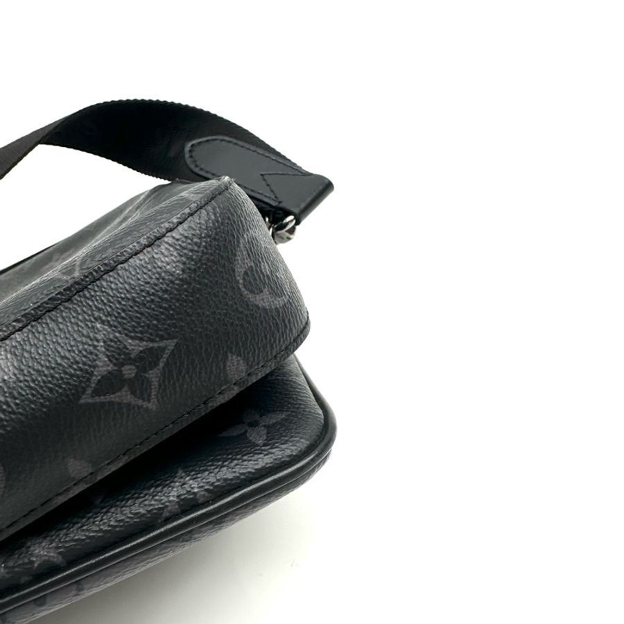 Louis Vuitton 路易威登 Trio 經典老花滿印五合一 塗層帆布拼牛皮 郵差包手拿單肩斜挎包-9
