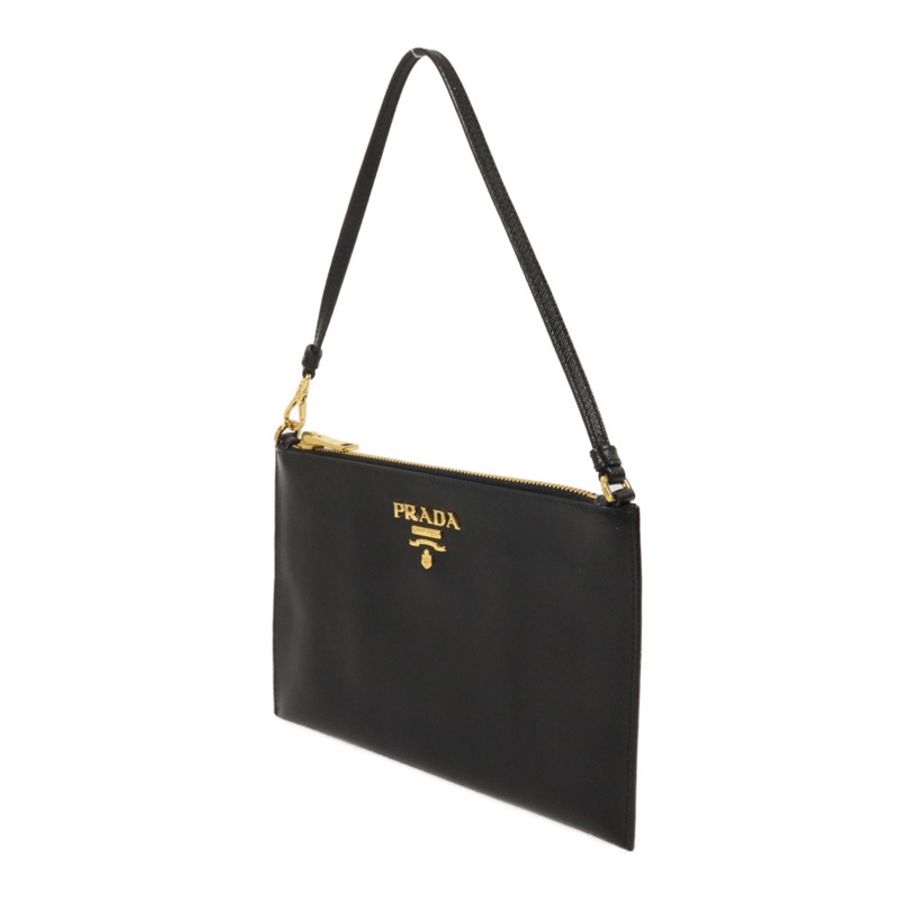 PRADA Saffiano皮革Pouch bag手拿包-2