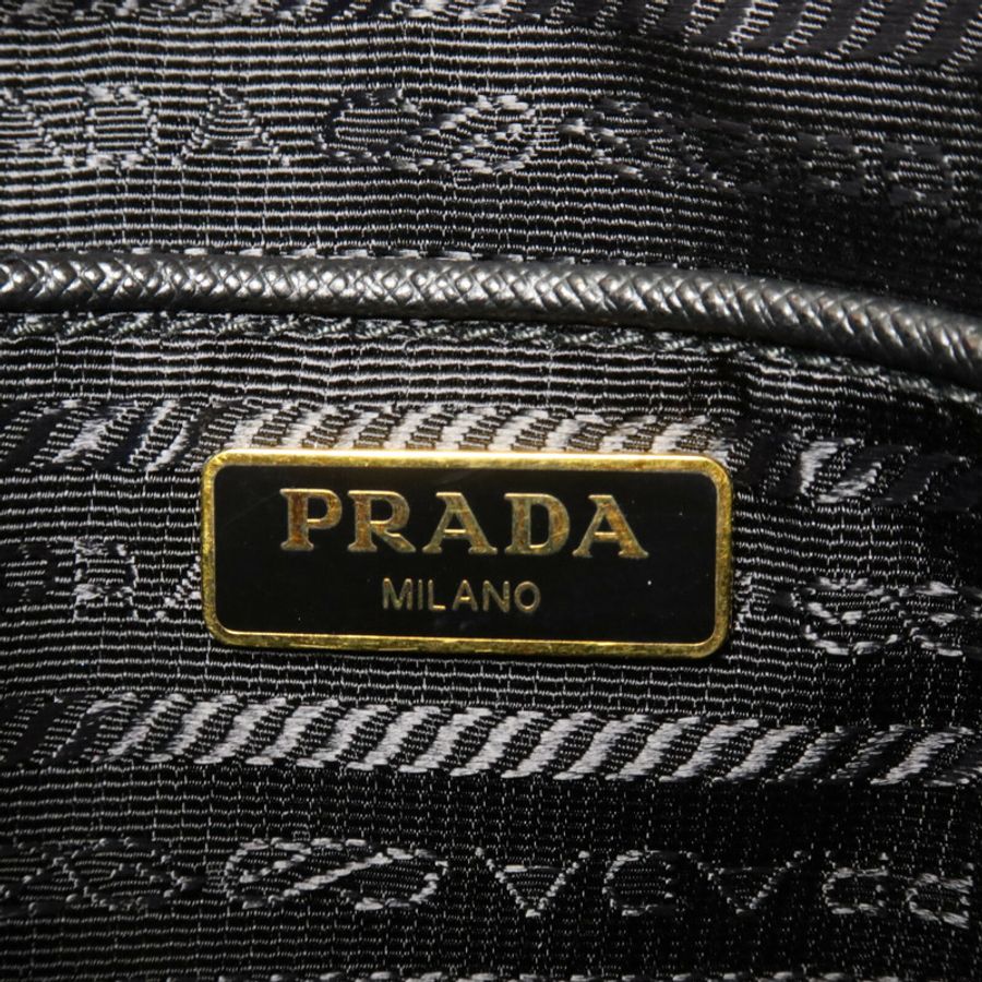 PRADA Saffiano皮革Pouch bag手拿包-6