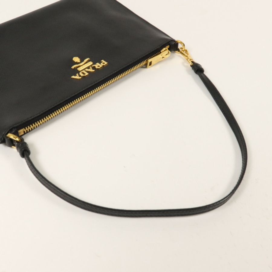 PRADA Saffiano皮革Pouch bag手拿包-9