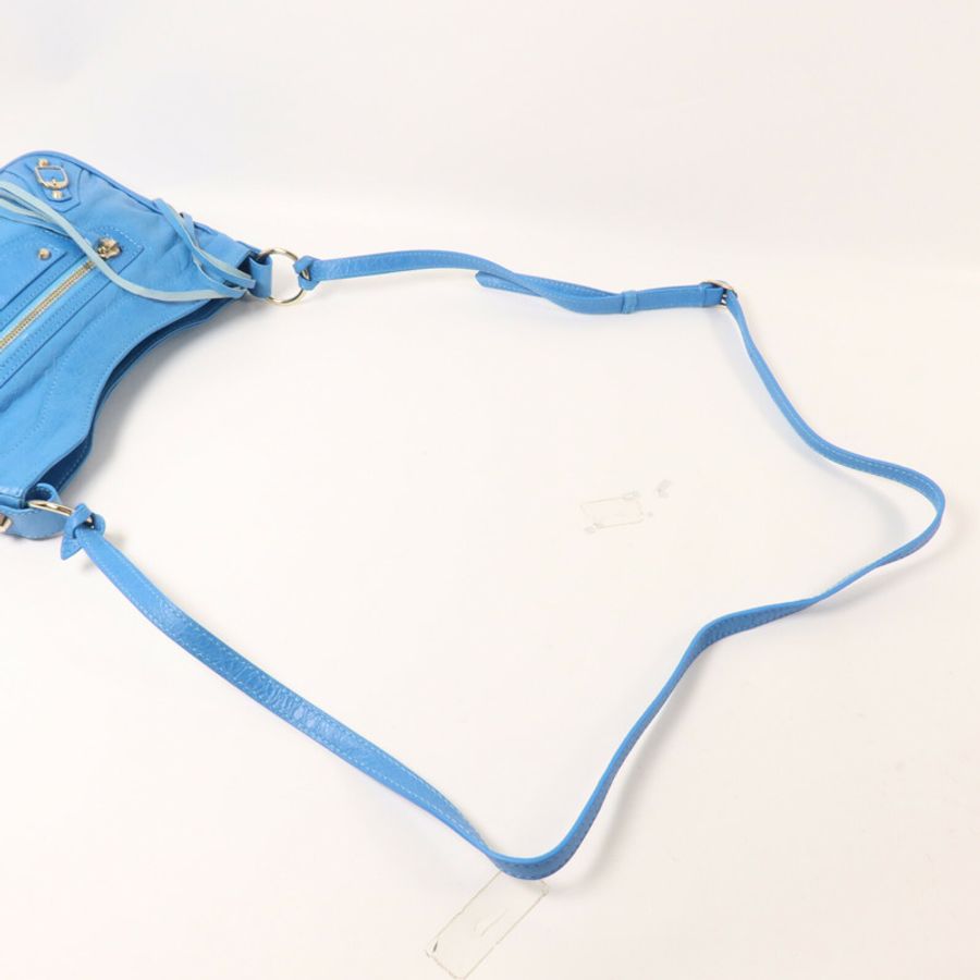 BALENCIAGA 羊皮皮革Motocross Classic Hip Crossbody肩背袋-8