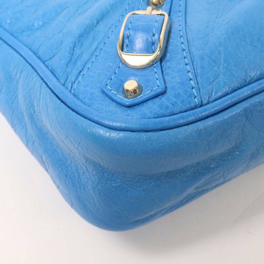 BALENCIAGA 羊皮皮革Motocross Classic Hip Crossbody肩背袋-11