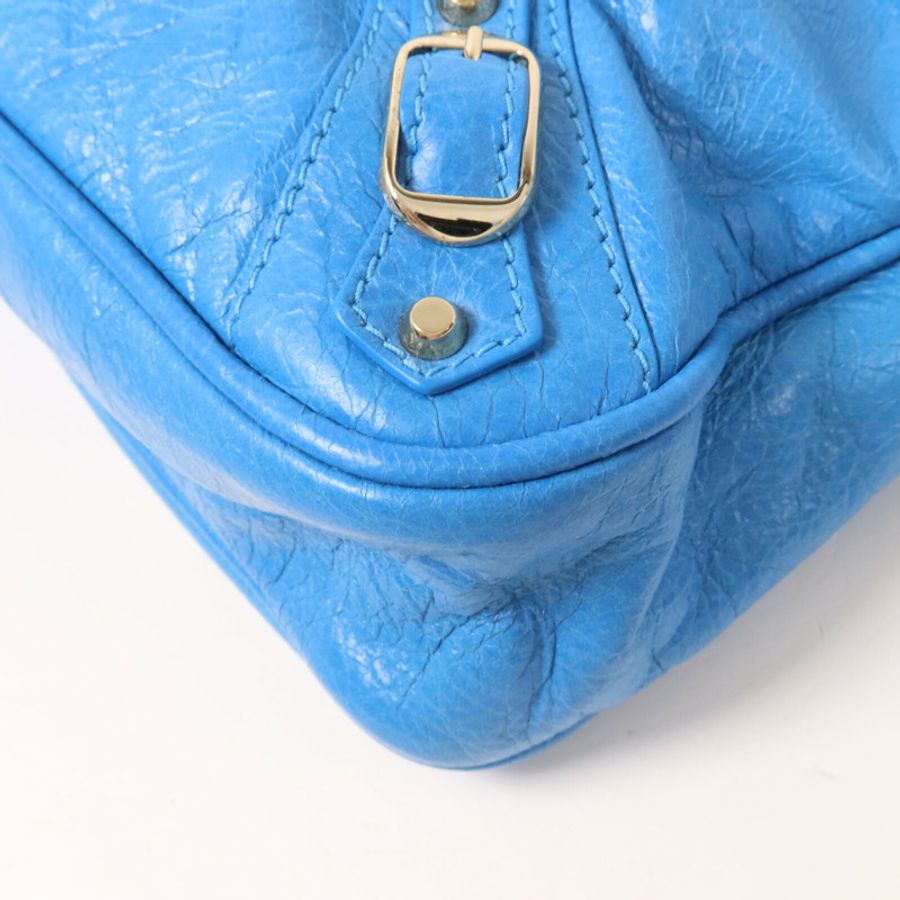 BALENCIAGA 羊皮皮革Motocross Classic Hip Crossbody肩背袋-12