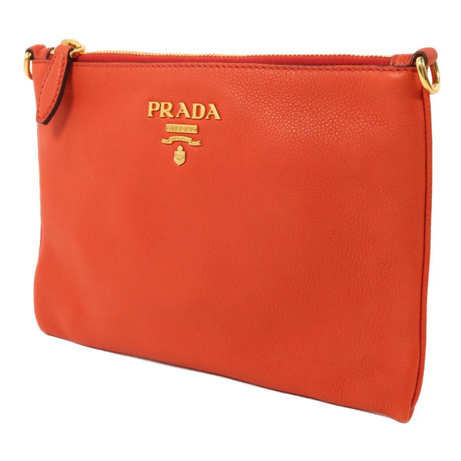 PRADA 牛皮皮革Shoulder Bag肩背袋-2