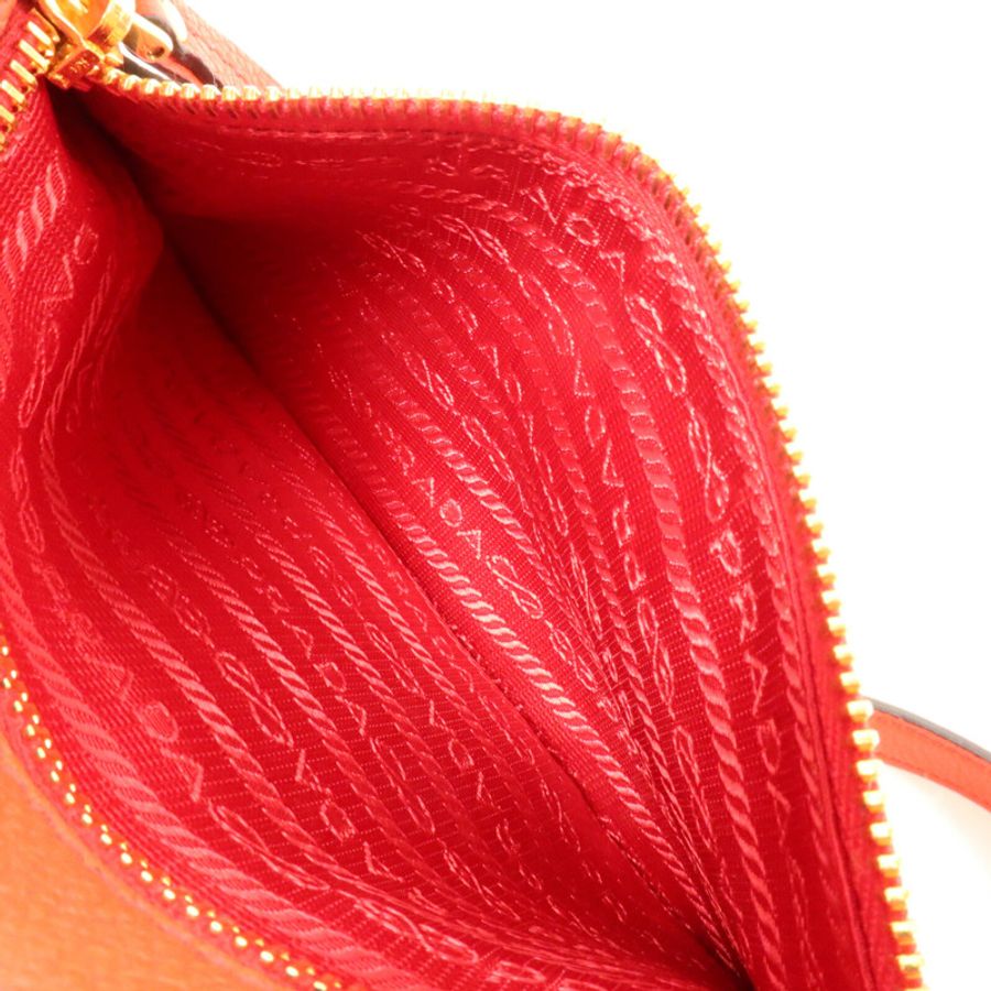 PRADA 牛皮皮革Shoulder Bag肩背袋-5