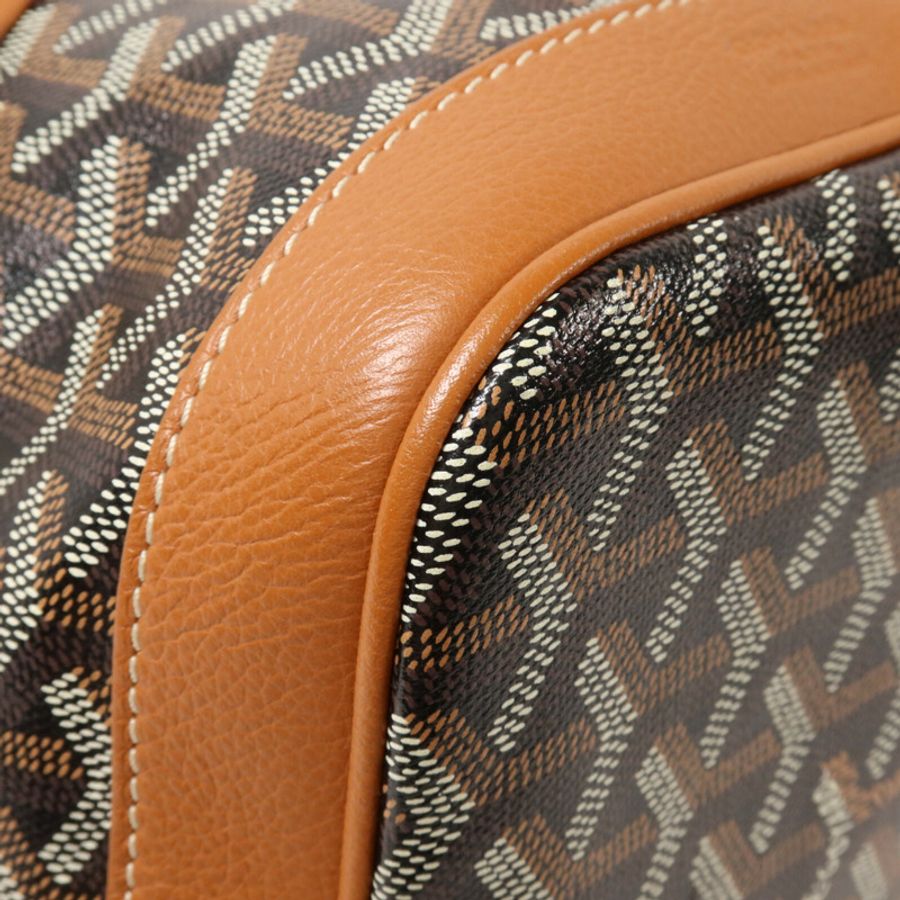 GOYARD 塗層帆布/牛皮皮革Petit Flot PM肩背袋-10