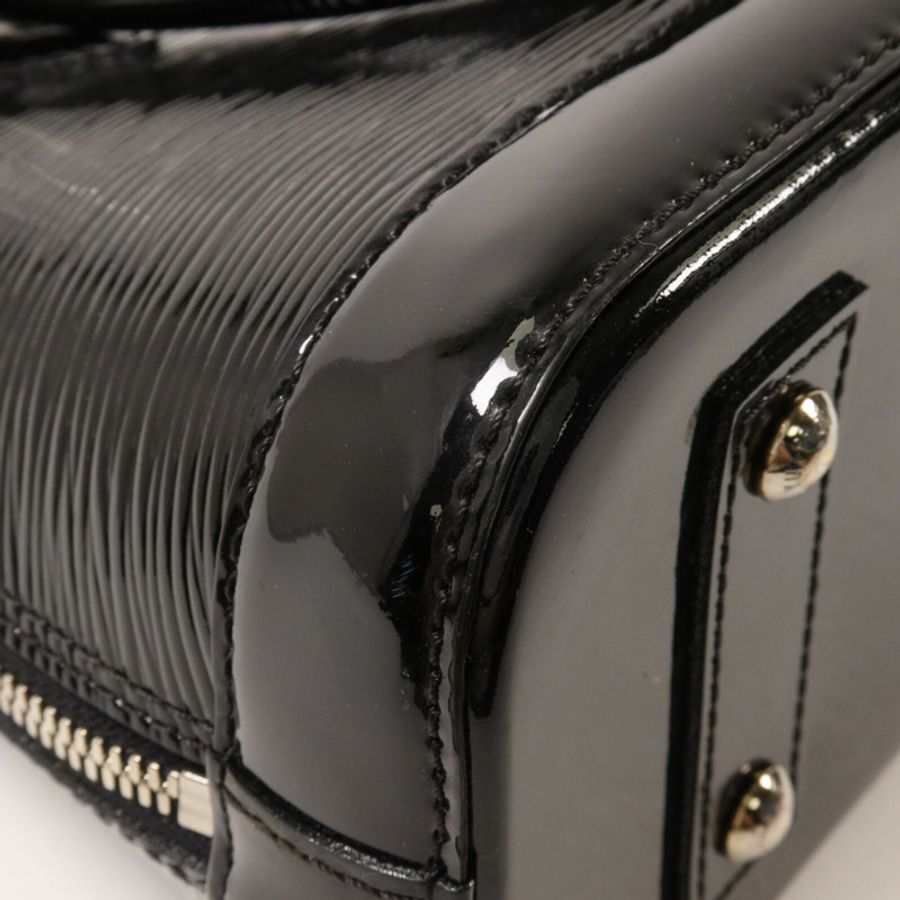 LOUIS VUITTON Epi Electric Alma BB銀扣手挽肩背兩用袋-9