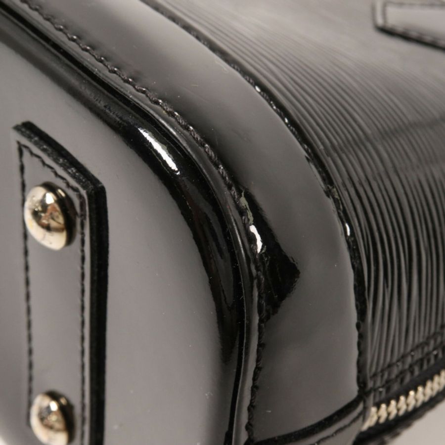 LOUIS VUITTON Epi Electric Alma BB銀扣手挽肩背兩用袋-12