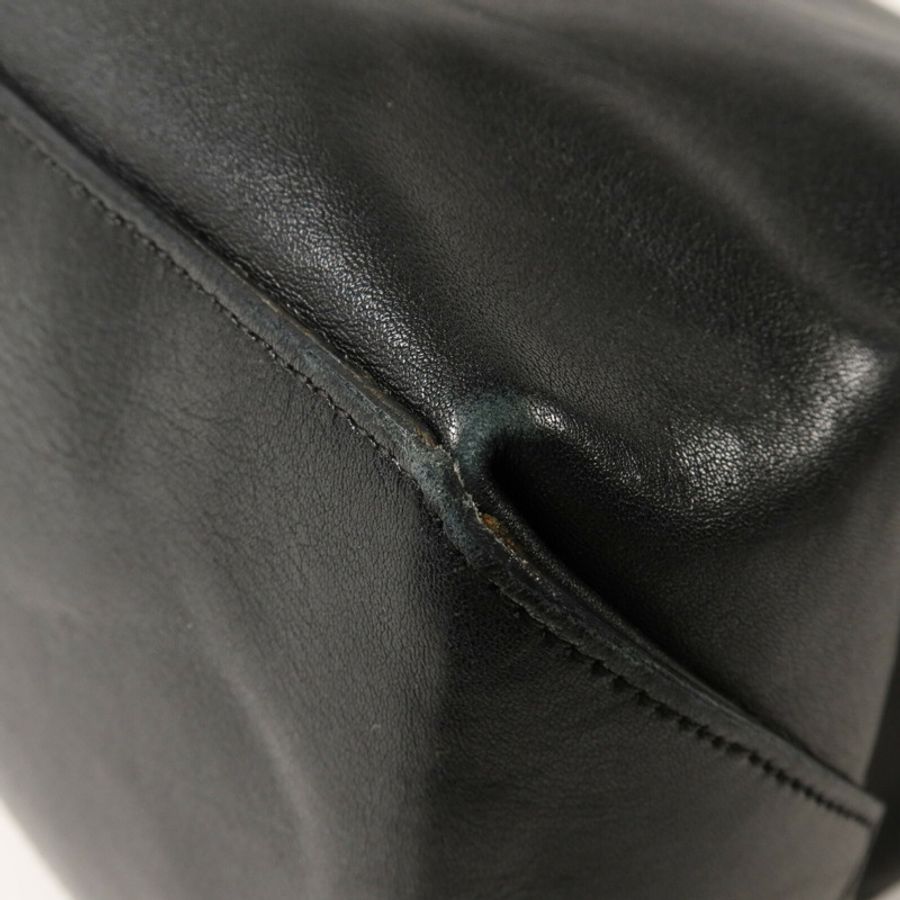CHANEL 牛皮皮革Essential Logo Leather Tote Bag肩背袋-12