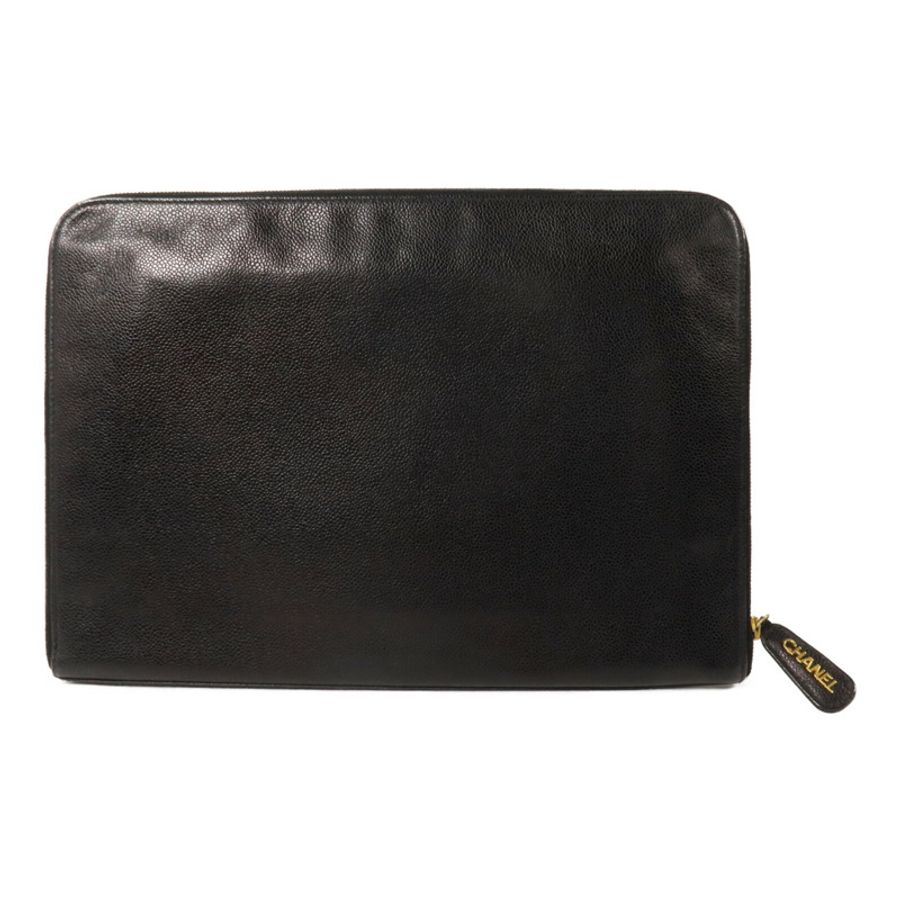 CHANEL 牛皮皮革Vintage Clutch手拿包-1