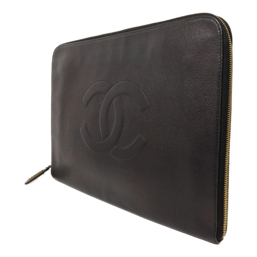 CHANEL 牛皮皮革Vintage Clutch手拿包-2