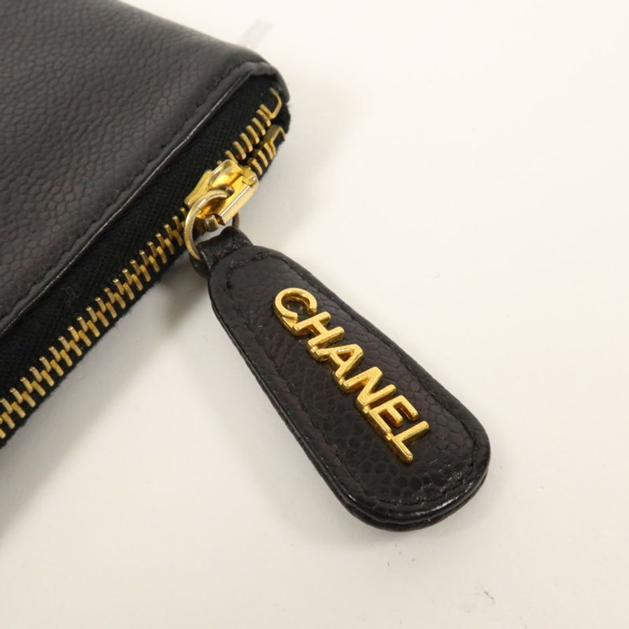 CHANEL 牛皮皮革Vintage Clutch手拿包-9