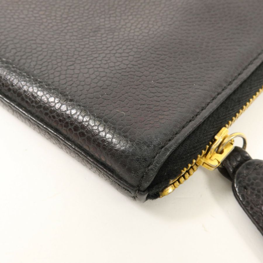 CHANEL 牛皮皮革Vintage Clutch手拿包-14