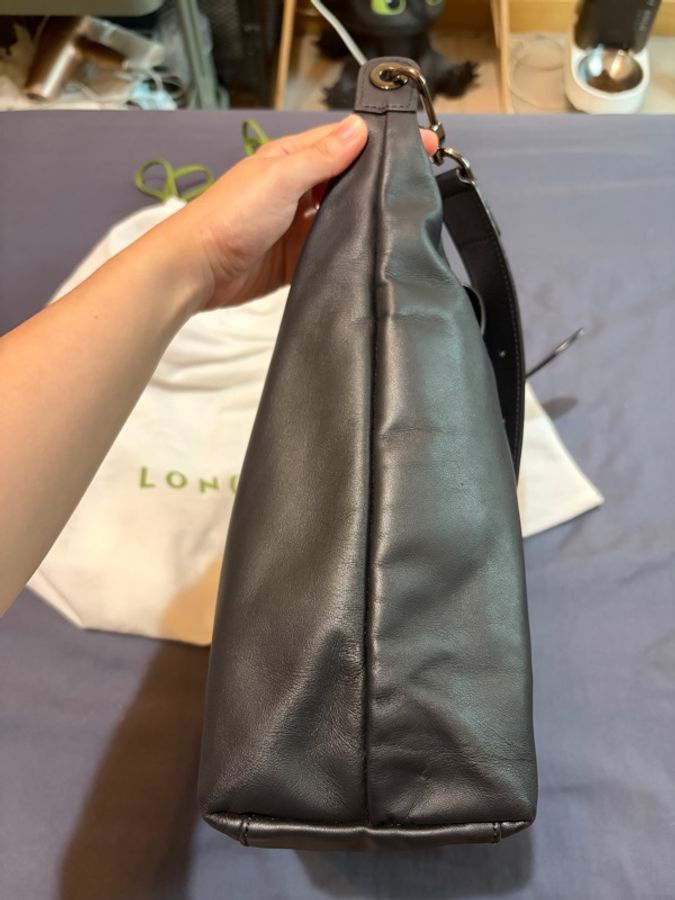 Longchamp Le Pliage Xtra Hobo 豎版黑色-1