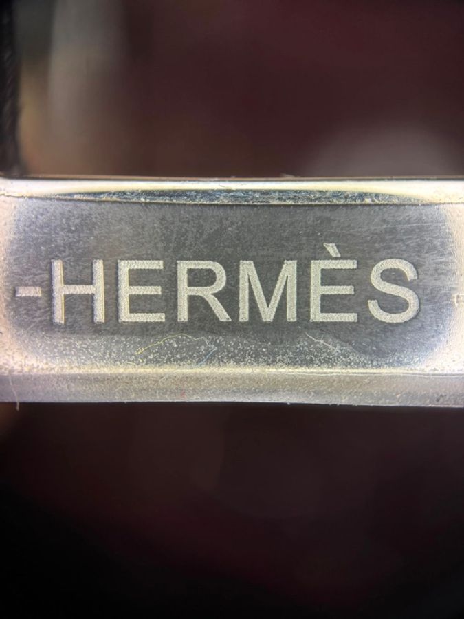 Hermès Mini Kelly II (20cm) Shiny Alligator Crocodile Leather Bordeaux Bag with Palladium Hardware-21