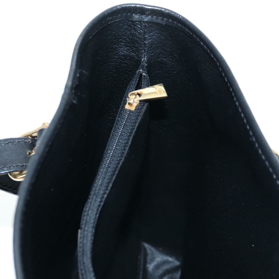 【日本直送】CELINE Macadam帆布手提包 PVC皮革 黑色 金色 正品 191816V-23